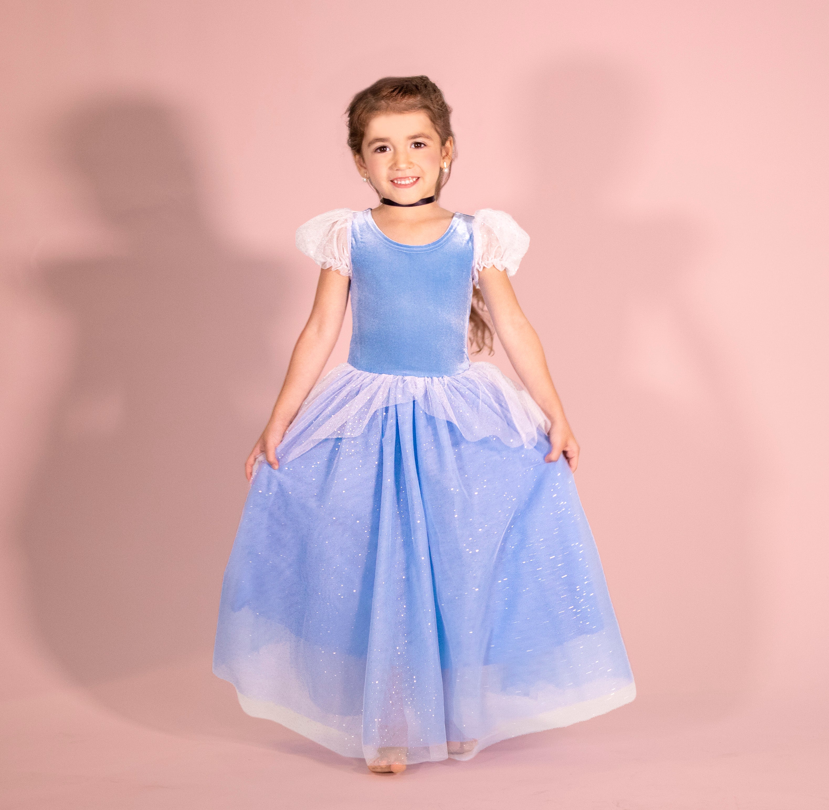 Princess Cinderella blue costume dress ...